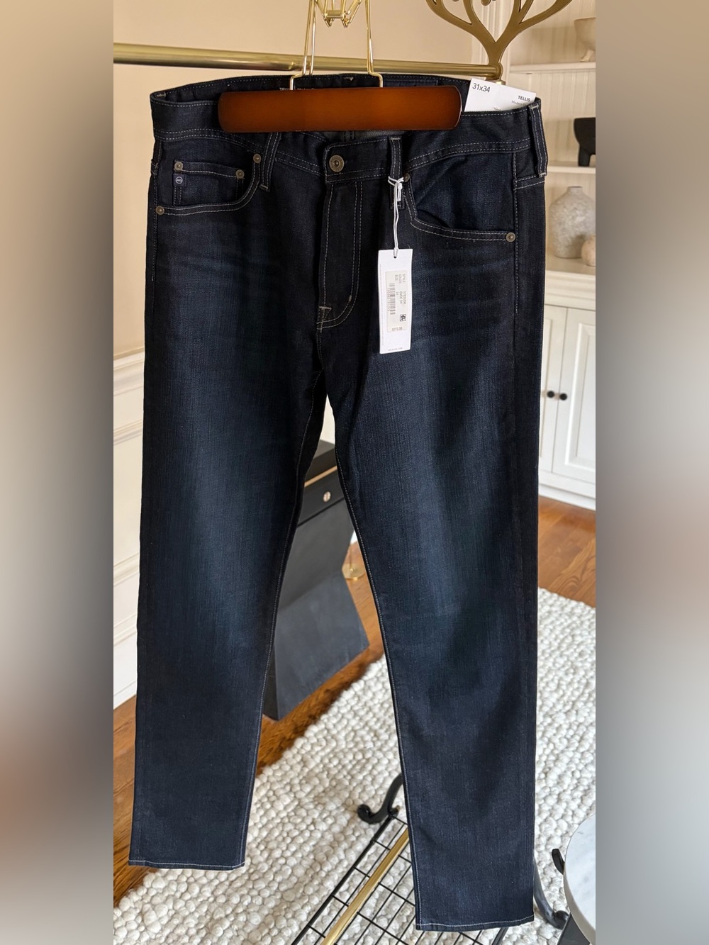 NWT AG Tellis Modern Slim Men's Jeans size 31x34 Dark Indigo